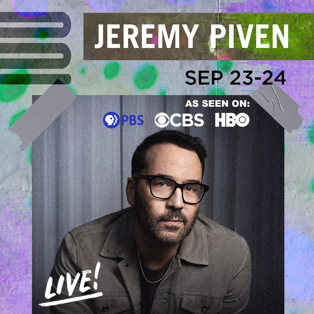 Poster of Jeremy Piven at Levity Live Comedy Club