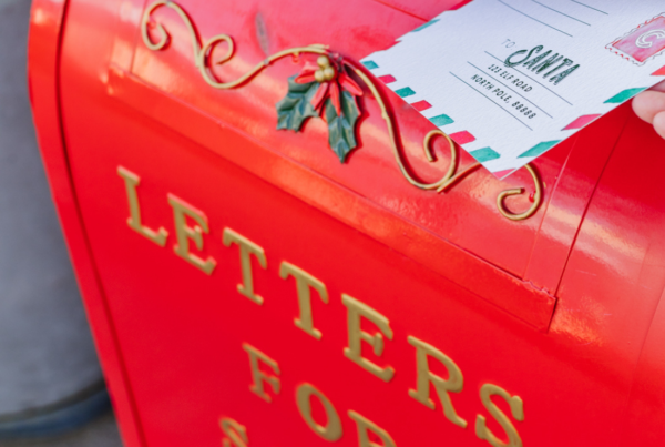 Photo of Santa mailbox