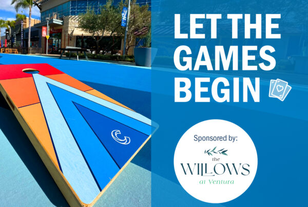 Let the Games Begin Artwork Sponsored by The Willows at Ventura
