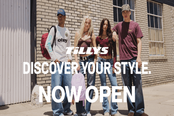 Tillys Now Open Graphic